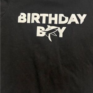 Black 'Birthday Boy' T-Shirt